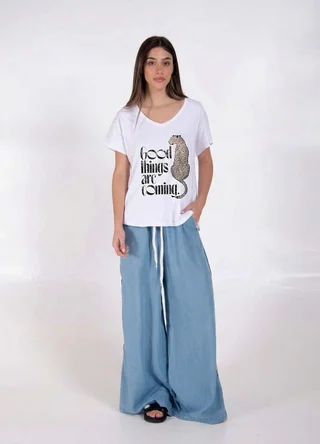 Remera GOOD THINGS LEOPARDO  - Vista 1