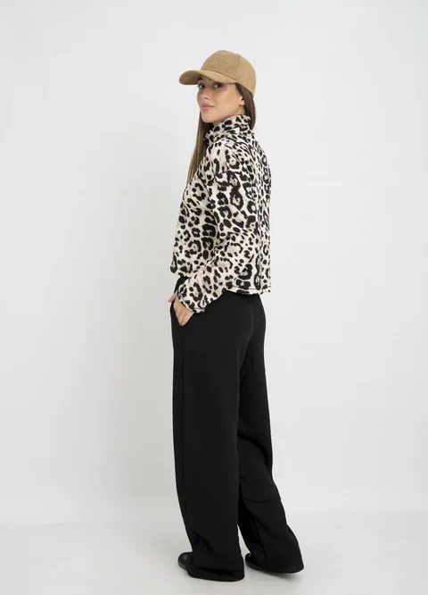 Polera print panal 