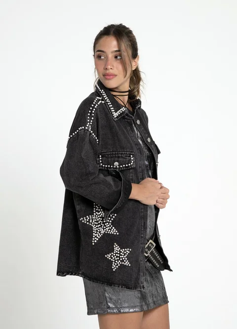 Campera Denim "Pearl Star"