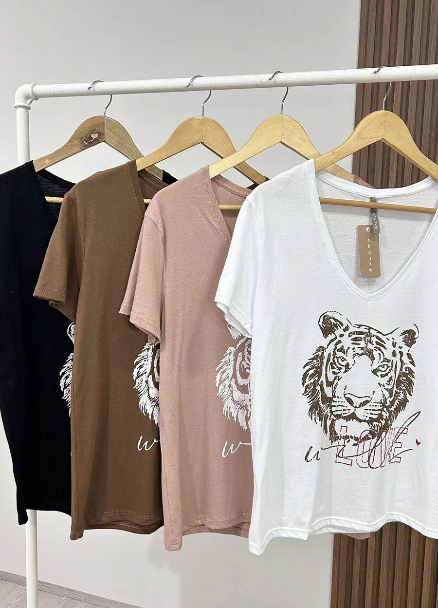 Remera tigre WILD LOVE 