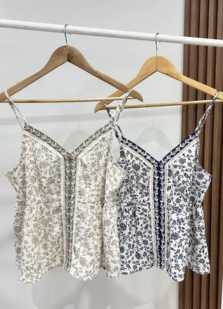 Musculosa estampada bohemia  - Vista 6