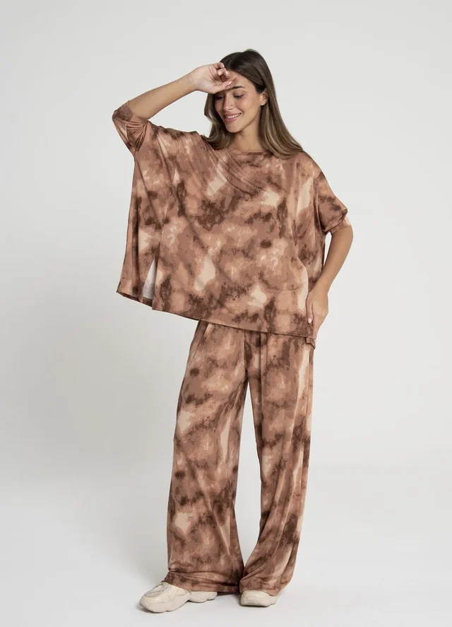 Remeron batik con tajos delanteros