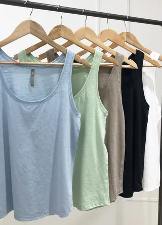 Musculosa jersey flame basica bordador  - Vista 2