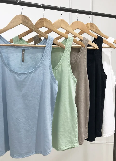 Musculosa jersey flame basica bordador 