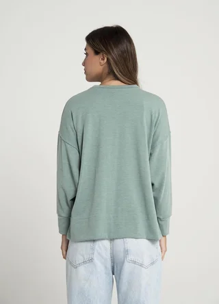 Buzo angora con alforza - Vista 5