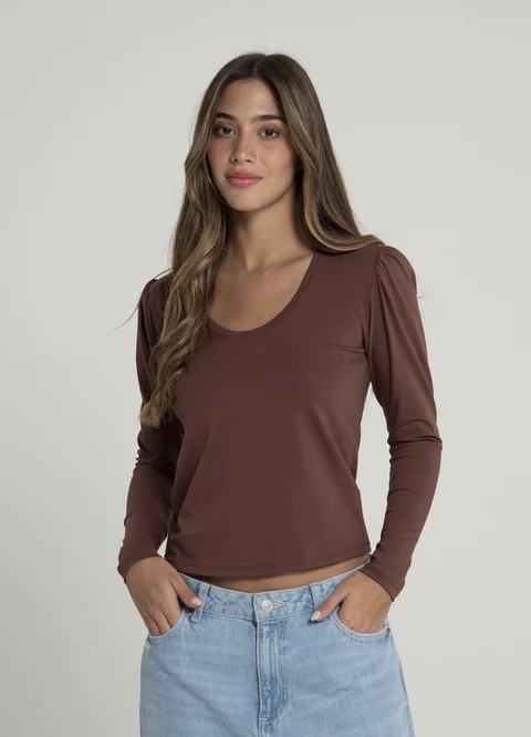 Remera princesa jersey spandex