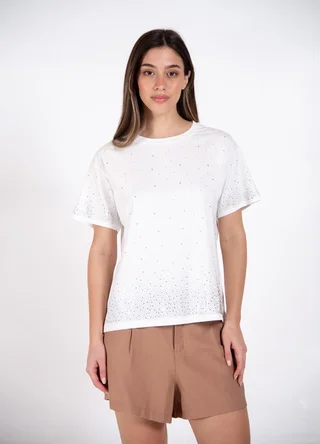 Remera full strass degrade  - Vista 3