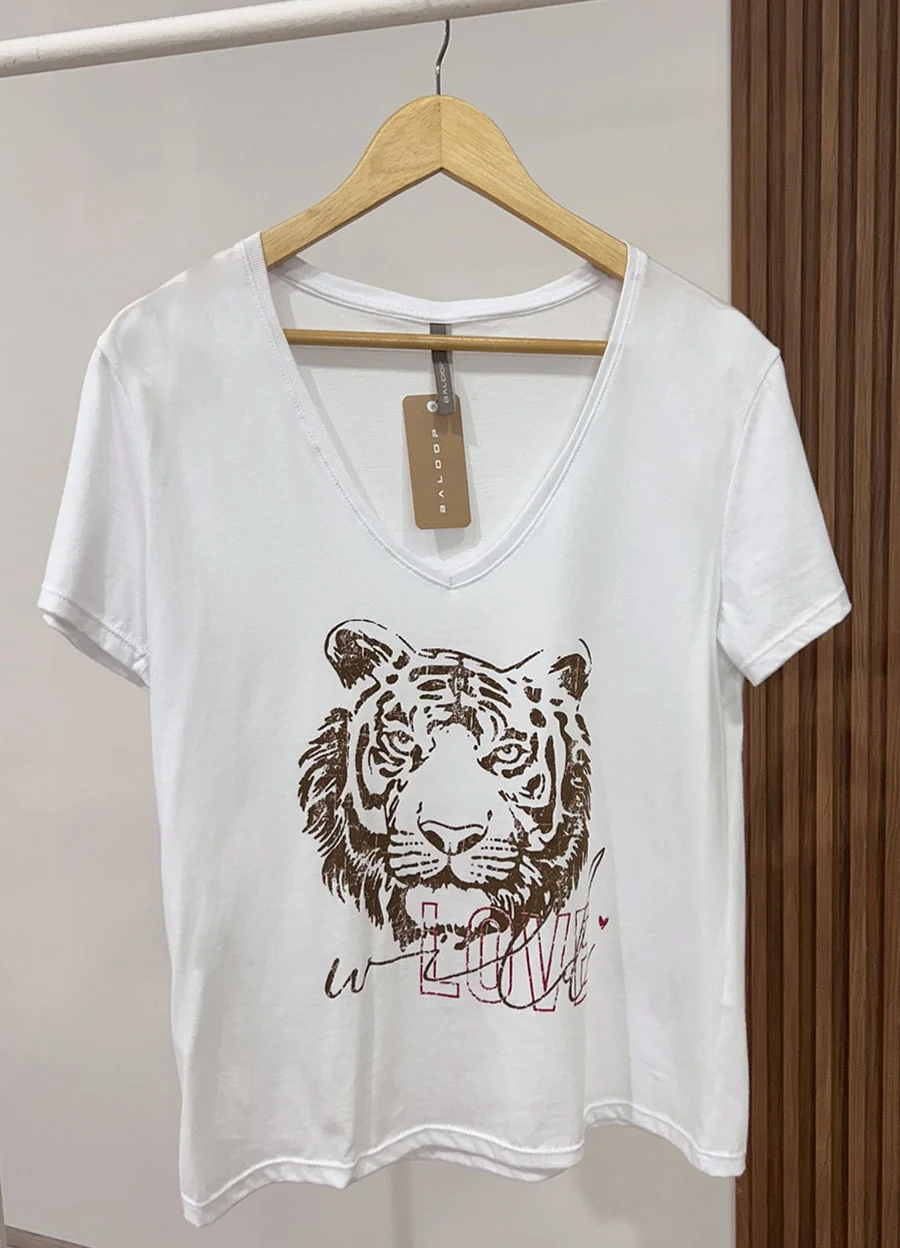 Remera tigre WILD LOVE 
