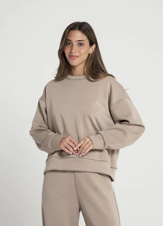 Buzo deportivo con puño recorte en espalda  - Vista 2