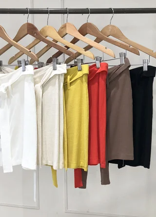 Mini con lazo lino rayon - Vista 5