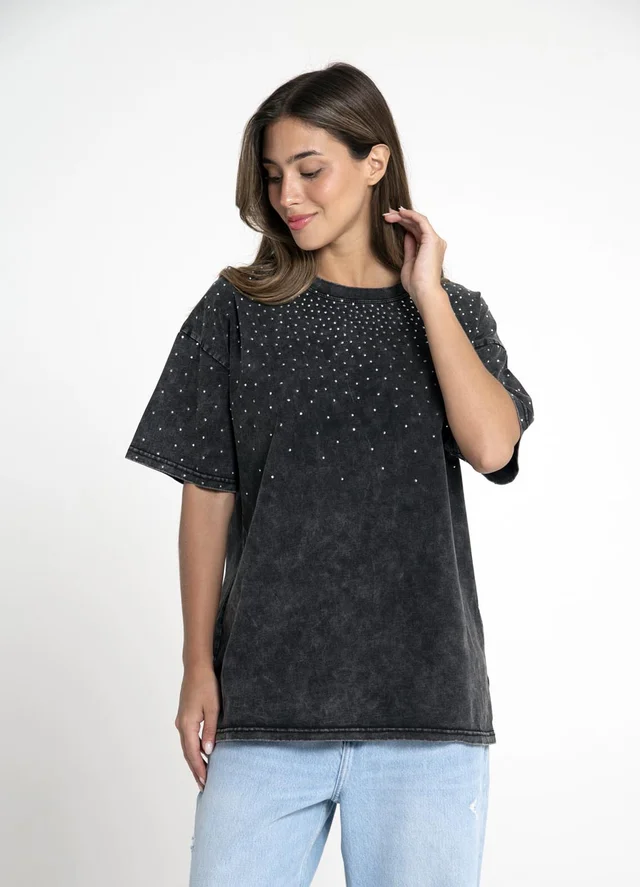 Remeron pre lavado con strass 