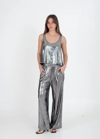 Pantalon metalizado  - Vista 4