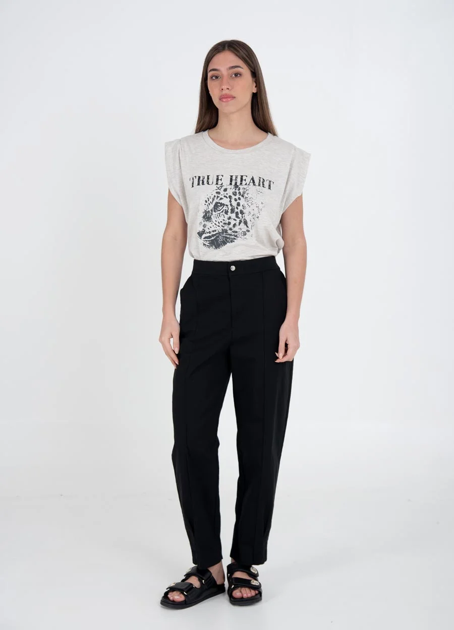 Slouchy de gabardina 