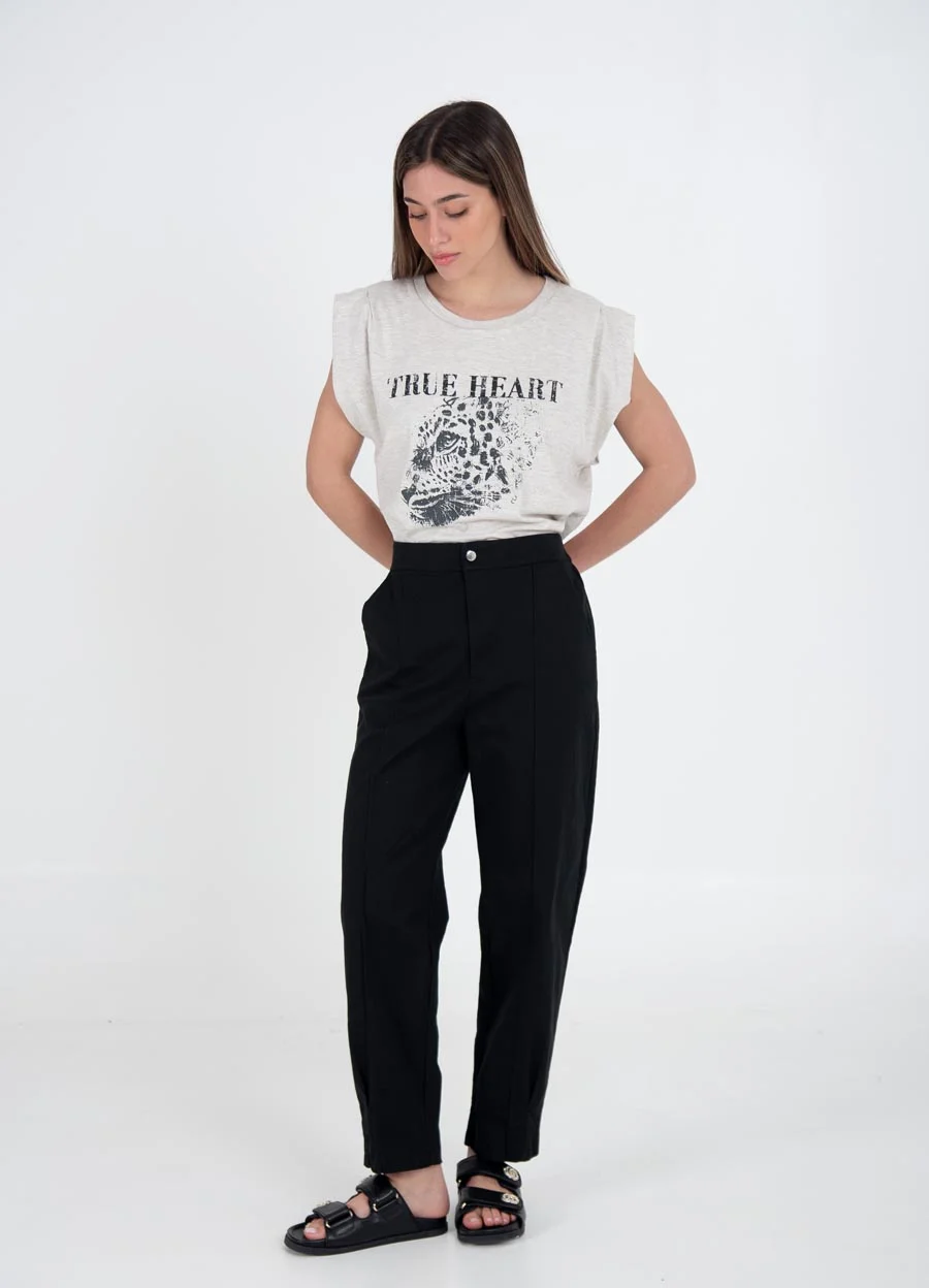 Slouchy de gabardina 