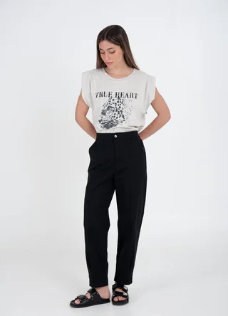 Slouchy de gabardina  - Vista 5
