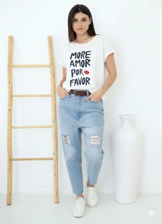 Remera MORE AMOR  - Vista 2