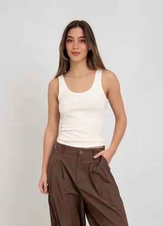 Musculosa basica morley microfibra - Vista 3