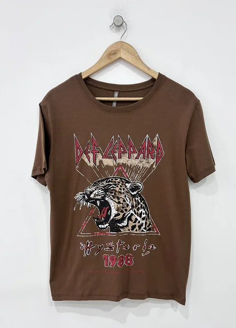 Remera DEF LEPPARD 1988