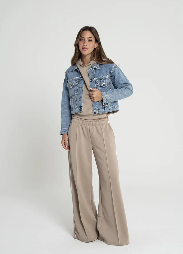  Pantalon deportivo con vivo lateral 