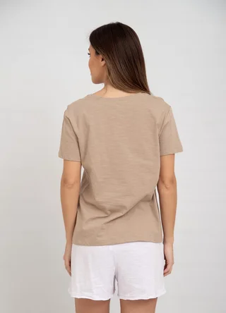 Remera escote V flame  - Vista 4
