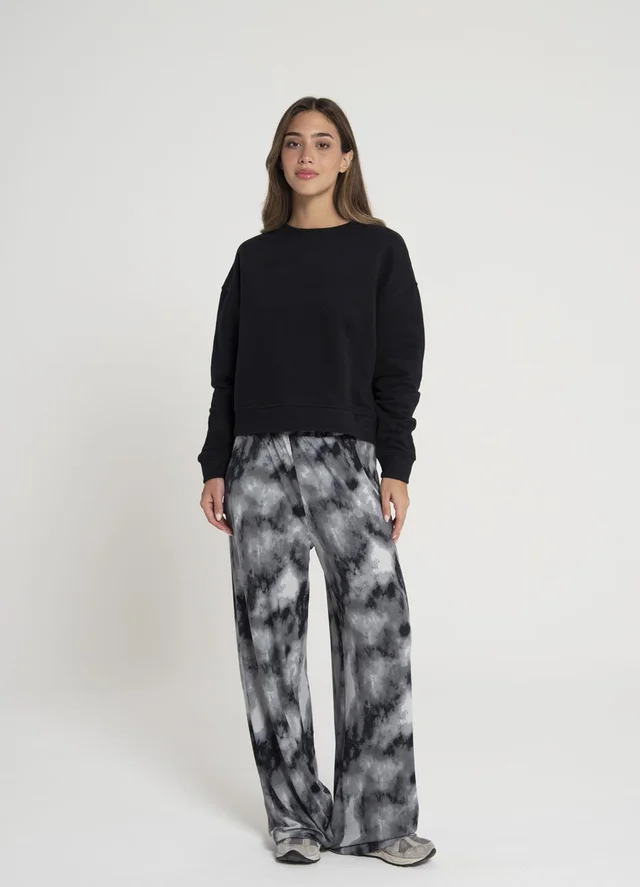 Buzo rustico esmerilado manga caida 