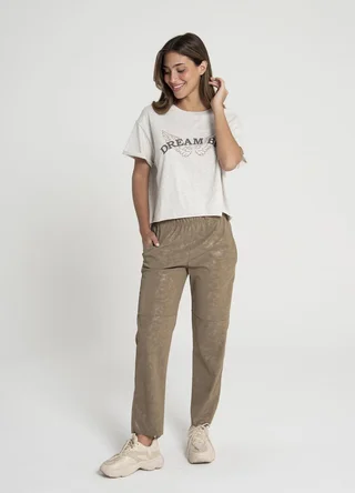 Babucha eco cuero con recortes - Vista 4