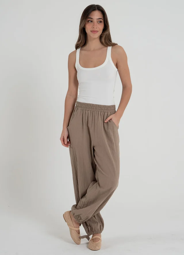 Musculosa morley microfibra ecote cavado 