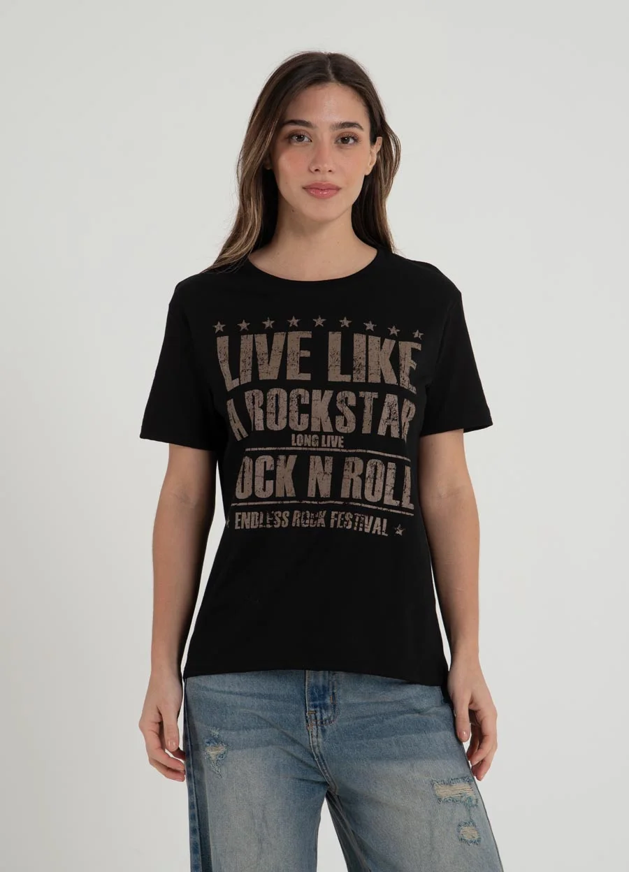 Remera ROCK STAR