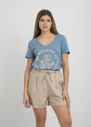 Remera ROSE BLOOM  - Vista 1