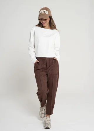 Remera m/larga jry spandex con tajito  - Vista 1