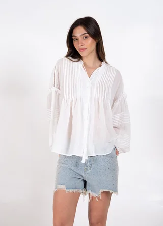 Camisola BOHO con tablas  - Vista 3