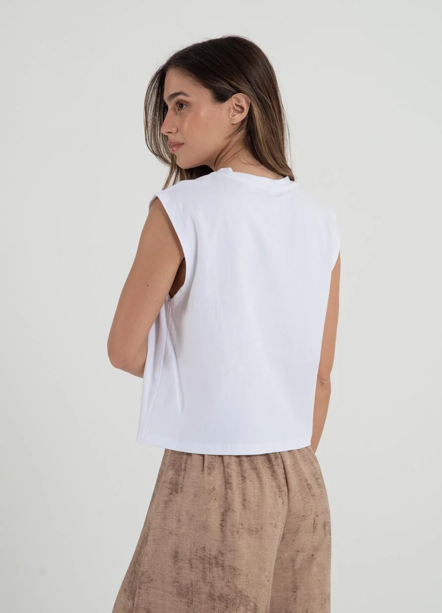 Remera s/mangas jry spandex