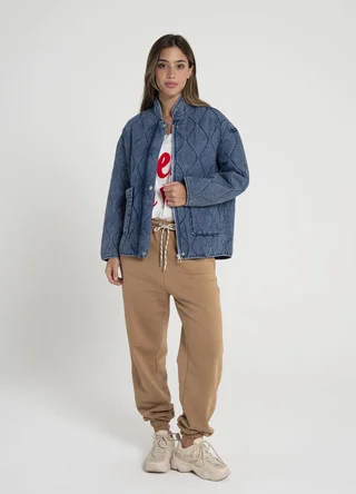 Campera denim matelasse - Vista 2