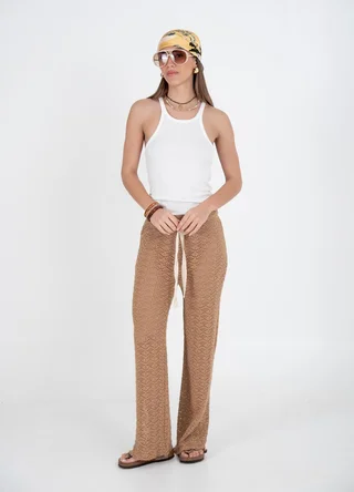 Pantalon hilo con cinta gross  - Vista 4