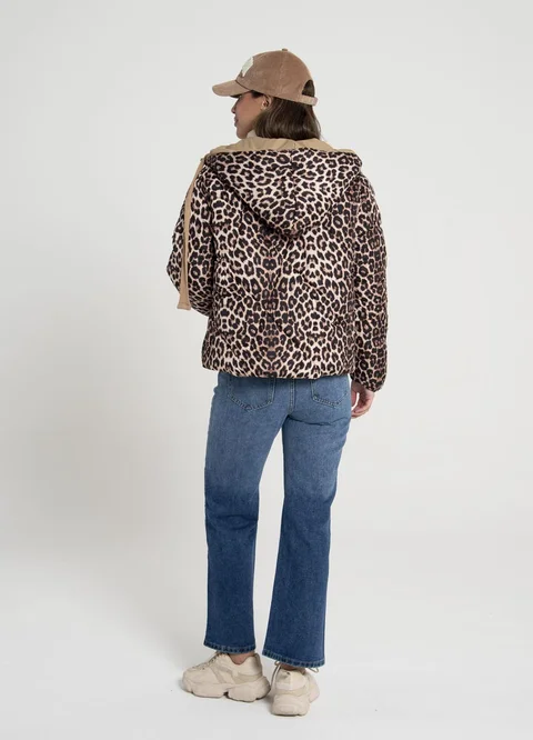 Campera puffer reversible