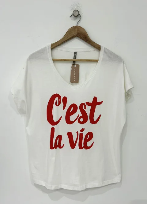 Remera CEST LA VIE 