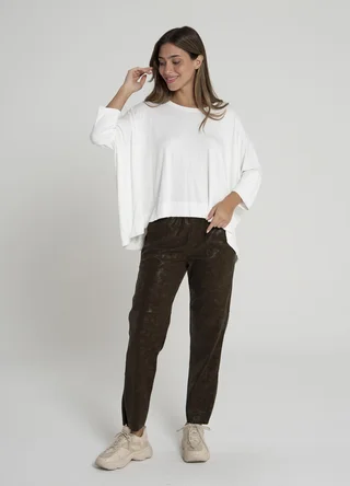 Babucha eco cuero con recortes - Vista 6