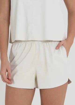 Short eco cuero al corte - Vista 4