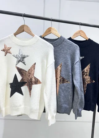 Sweater de estrellas lentejuelas  - Vista 4