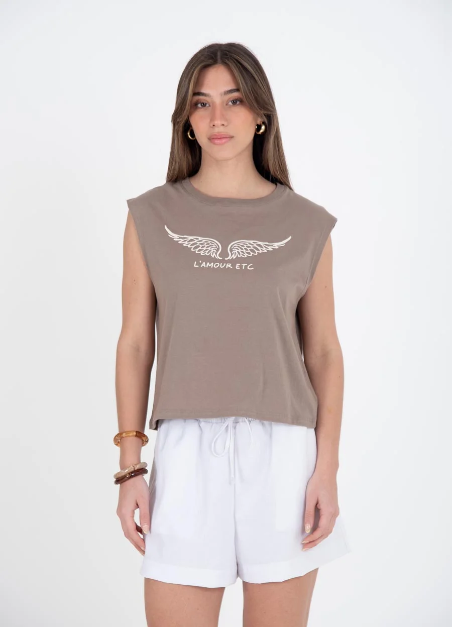 Remera sin mangas ALAS 