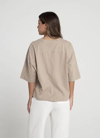 Remera flame con recorte en espalda  - Vista 5