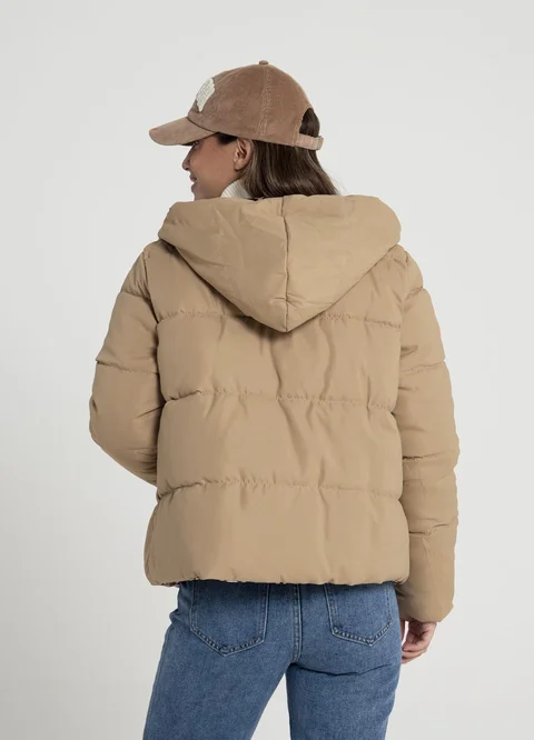 Campera puffer reversible