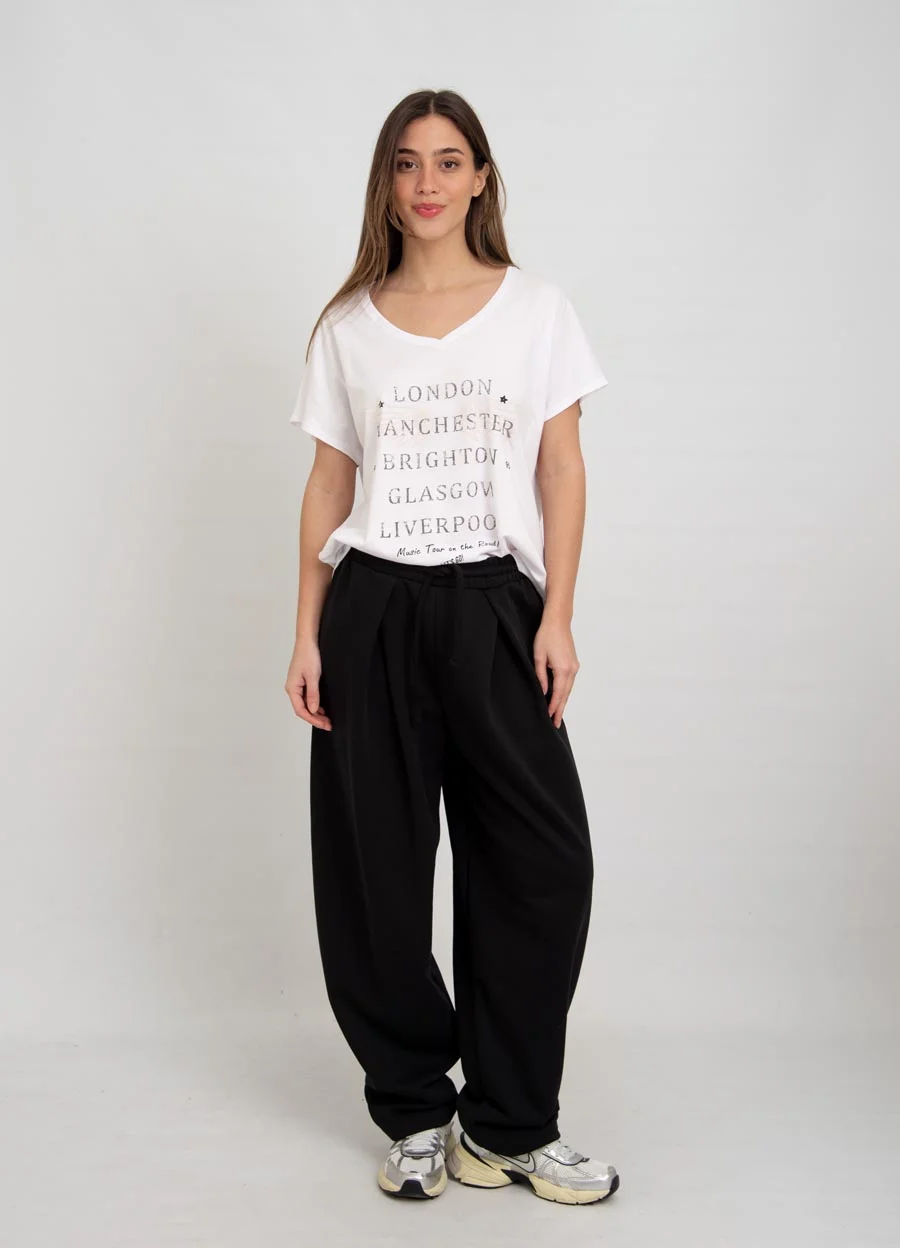 Pantalon rustico con tabla 