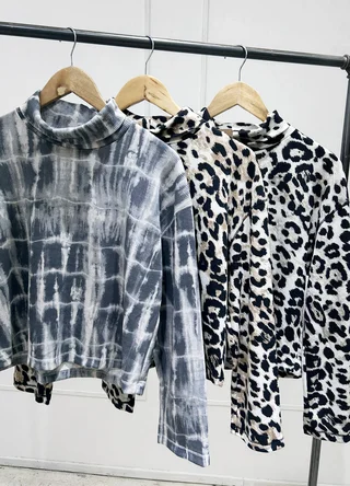 Polera print panal  - Vista 5