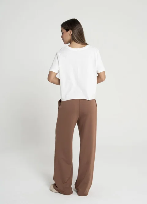 Pantalon con alforza rustico liviano 