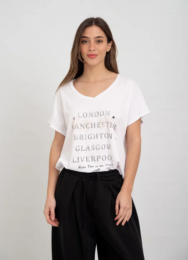 Remera LONDON MANCHESTER