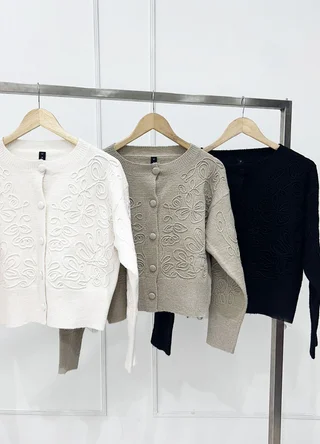 Saco bordado al tono  - Vista 5