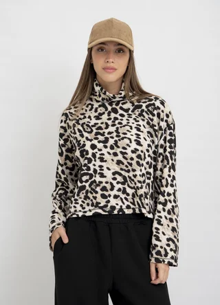 Polera print panal  - Vista 1