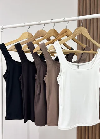 Musculosa morley soft escote cuadrado  - Vista 6