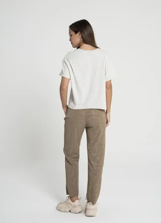 Babucha eco cuero con recortes - Vista 5